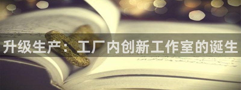 意昂体育5(KGAME)平台注册流程图：升级生产：工厂内创新